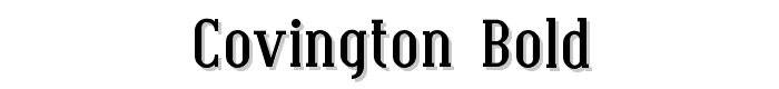 Covington Bold font